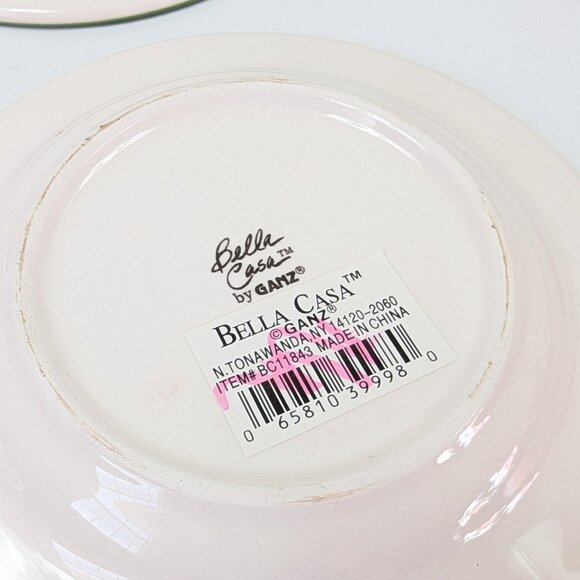 Bella Casa by Ganz Set of 4 Christmas Dessert Plates - Picture 3 of 8